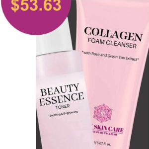 Collagen Foam Cleanser and Beauty Essence Toner