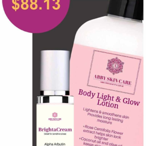 Body Light and Glow Lotion and Brighta