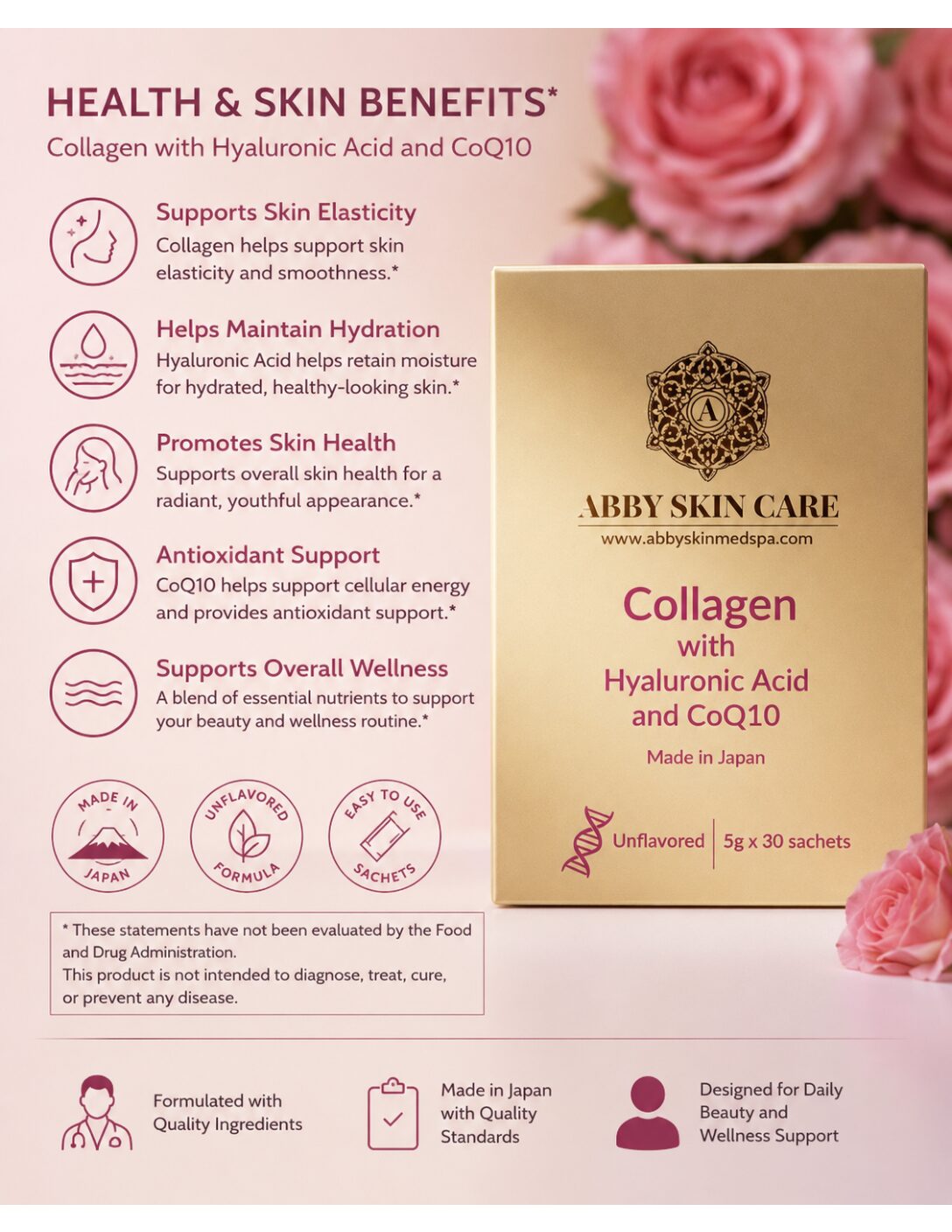 Premium Collagen With Potent Hyaluronic Acid + CoQ10